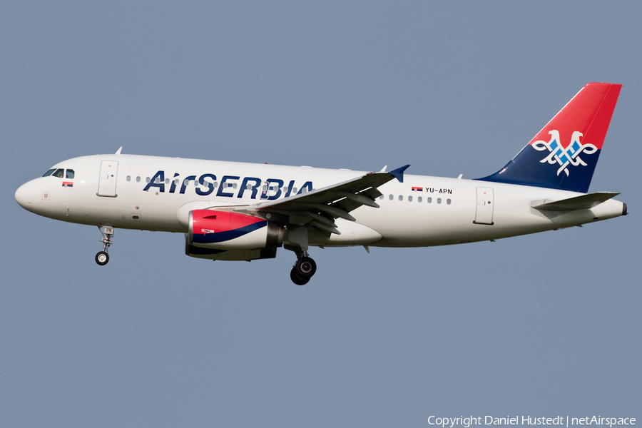 Air Serbia Airbus A319-132 (YU-APN) | Photo 646521