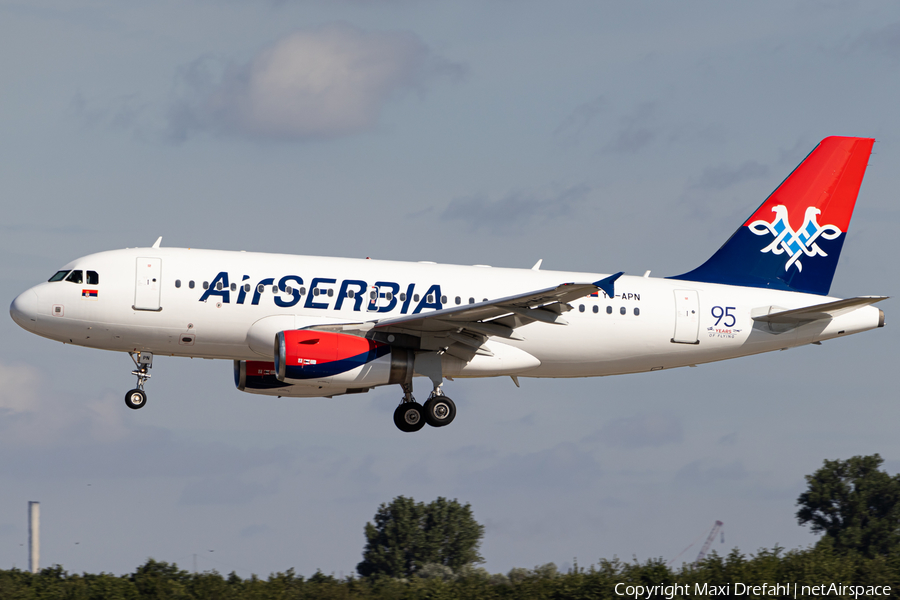 Air Serbia Airbus A319-132 (YU-APN) | Photo 513987