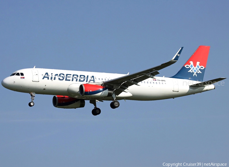 Air Serbia Airbus A320-232 (YU-APO) | Photo 650848