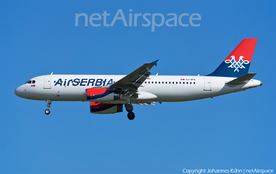 Air Serbia Airbus A320-232 (YU-APS) | Photo 584595
