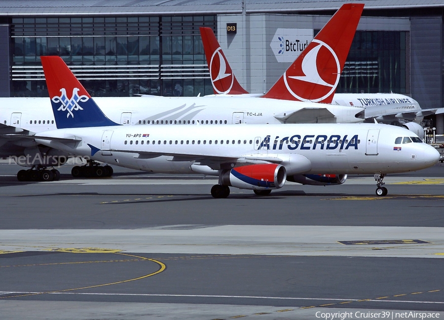 Air Serbia Airbus A320-232 (YU-APS) | Photo 656444