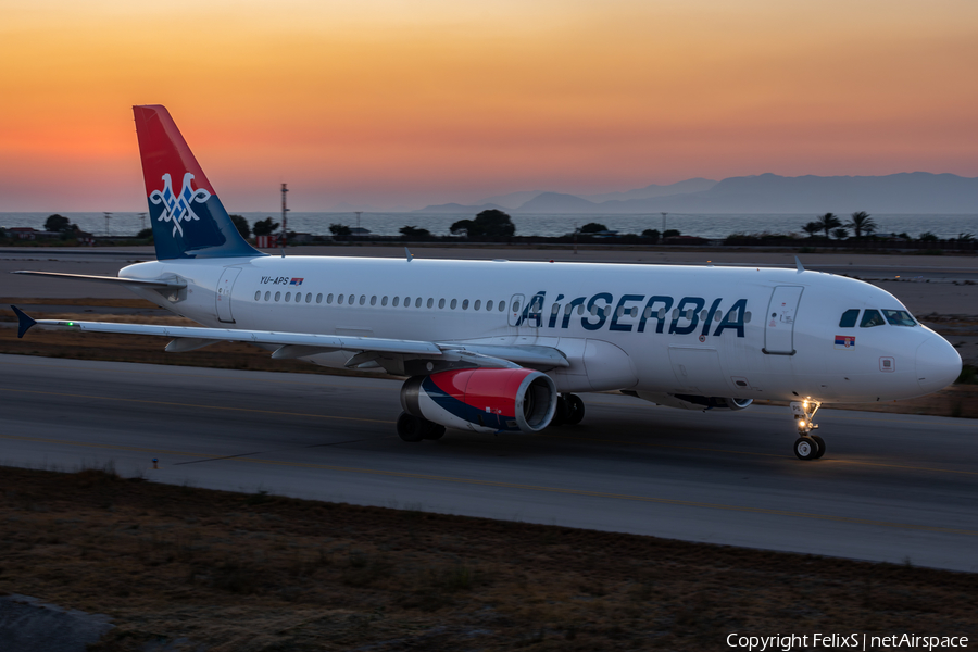 Air Serbia Airbus A320-232 (YU-APS) | Photo 637390