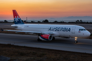 Air Serbia Airbus A320-232 (YU-APS) at  Rhodes, Greece