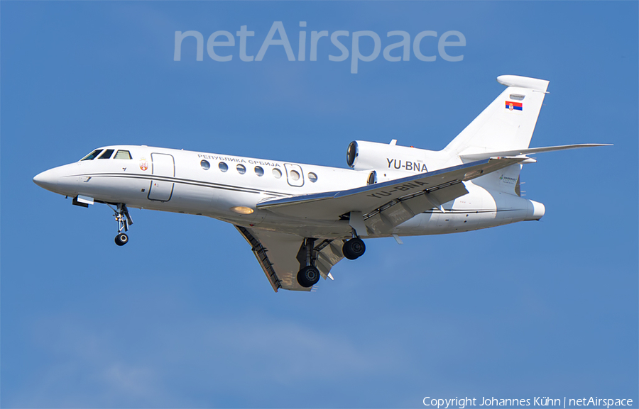 Serbian Government Dassault Falcon 50 (YU-BNA) | Photo 121176