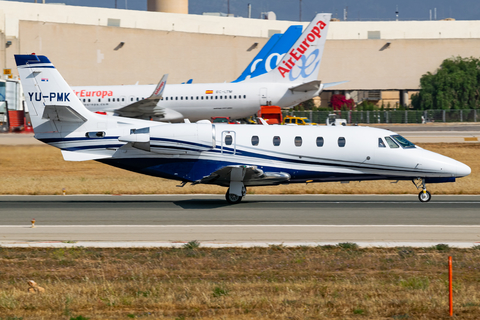 Pink Air Cessna 560XL Citation XLS+ (YU-PMK) at  Palma De Mallorca - Son San Juan, Spain