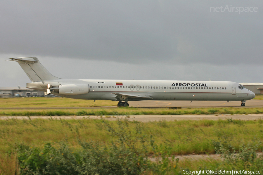 Aeropostal McDonnell Douglas MD-82 (YV-04C) | Photo 40272