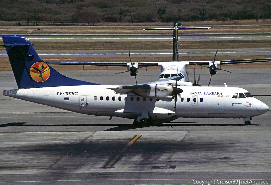 Santa Barbara Airlines ATR 42-320 (YV-1016C) | Photo 588200