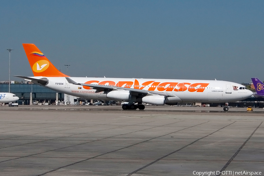 Conviasa Airbus A340-211 (YV1004) | Photo 371060