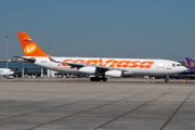 Conviasa Airbus A340-211 (YV1004) at  Madrid - Barajas, Spain