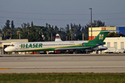 Laser Airlines McDonnell Douglas MD-81 (YV1243) at  Miami - International, United States