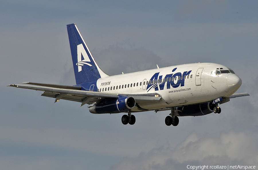 Avior Airlines Boeing 737-2H4 (YV1576) | Photo 117785