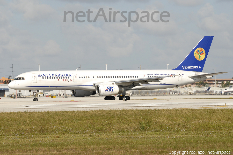 Santa Barbara Airlines Boeing 757-236 (YV2242) | Photo 8662