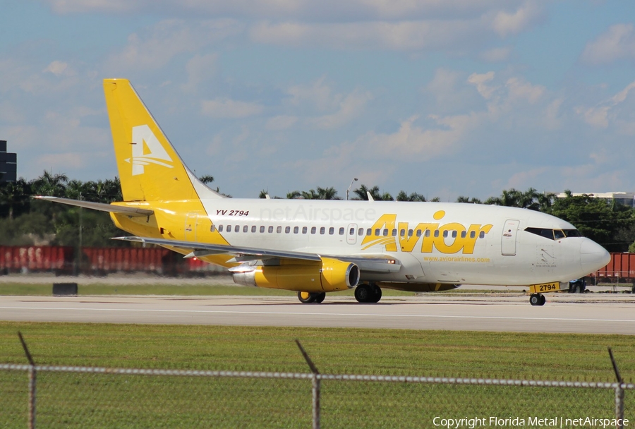 Avior Airlines Boeing 737-232Adv (YV2794) | Photo 307154