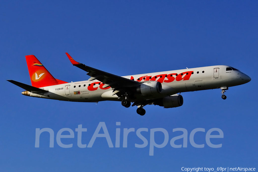 Conviasa Embraer ERJ-190STD (ERJ-190-100STD) (YV2849) | Photo 68071