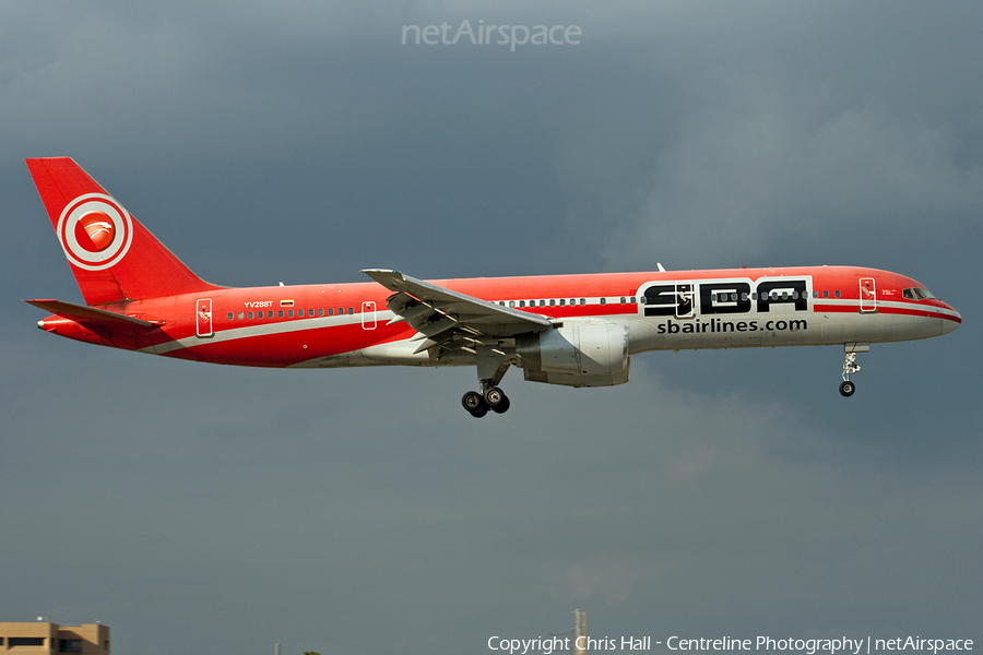 Santa Barbara Airlines Boeing 757-21B (YV288T) | Photo 38040