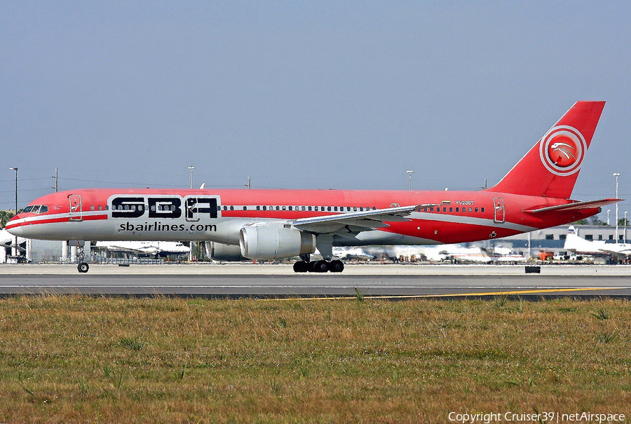 Santa Barbara Airlines Boeing 757-21B (YV288T) | Photo 99927