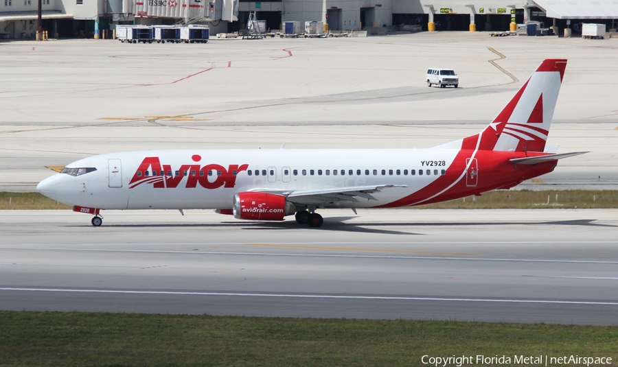 Avior Airlines Boeing 737-401 (YV2928) | Photo 303841