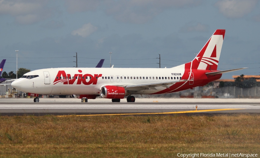 Avior Airlines Boeing 737-401 (YV2928) | Photo 324977