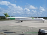 Laser Airlines McDonnell Douglas MD-82 (YV2945) at  Santo Domingo - Las Americas-JFPG International, Dominican Republic