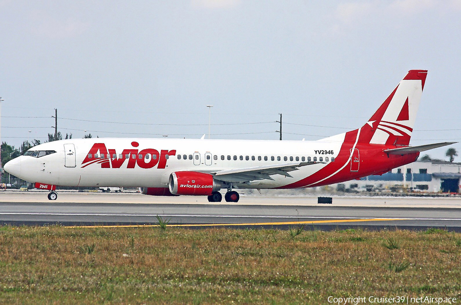 Avior Airlines Boeing 737-401 (YV2946) | Photo 102961