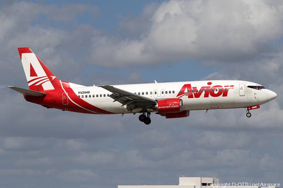 Avior Airlines Boeing 737-401 (YV2946) | Photo 137348