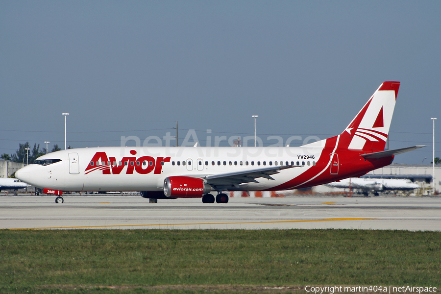 Avior Airlines Boeing 737-401 (YV2946) | Photo 42183
