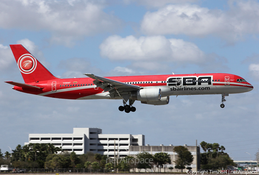 Santa Barbara Airlines Boeing 757-21B (YV304T) | Photo 493355
