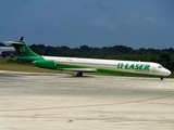 Laser Airlines McDonnell Douglas MD-82 (YV3053) at  Santo Domingo - Las Americas-JFPG International, Dominican Republic
