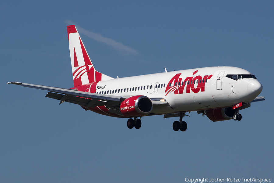 Avior Airlines Boeing 737-401 (YV3158) | Photo 105425
