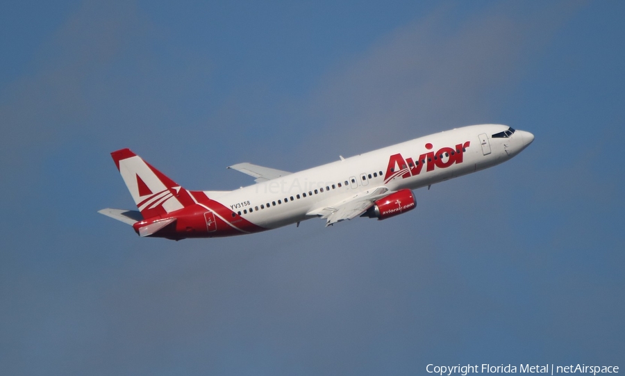 Avior Airlines Boeing 737-401 (YV3158) | Photo 324980