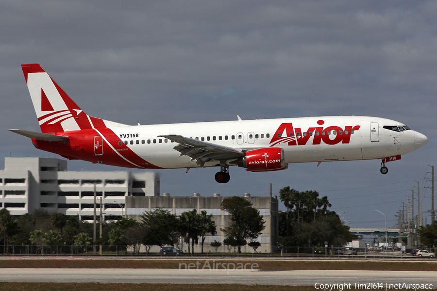 Avior Airlines Boeing 737-401 (YV3158) | Photo 493410