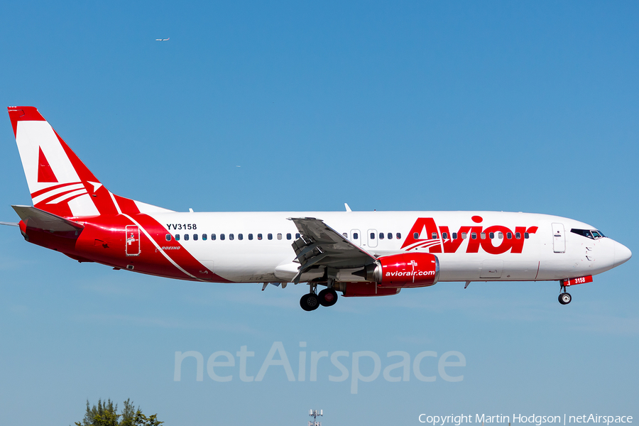 Avior Airlines Boeing 737-401 (YV3158) | Photo 97922