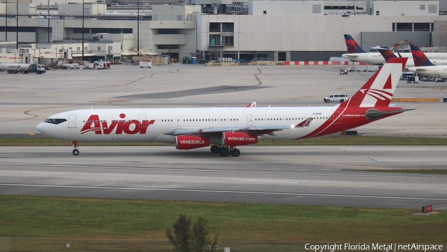 Avior Airlines Airbus A340-313X (YV3292) | Photo 311880