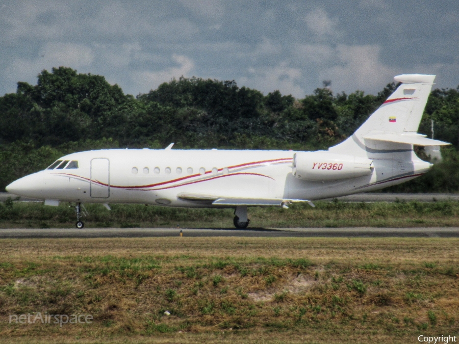 (Private) Dassault Falcon 2000EX (YV3360) | Photo 375624