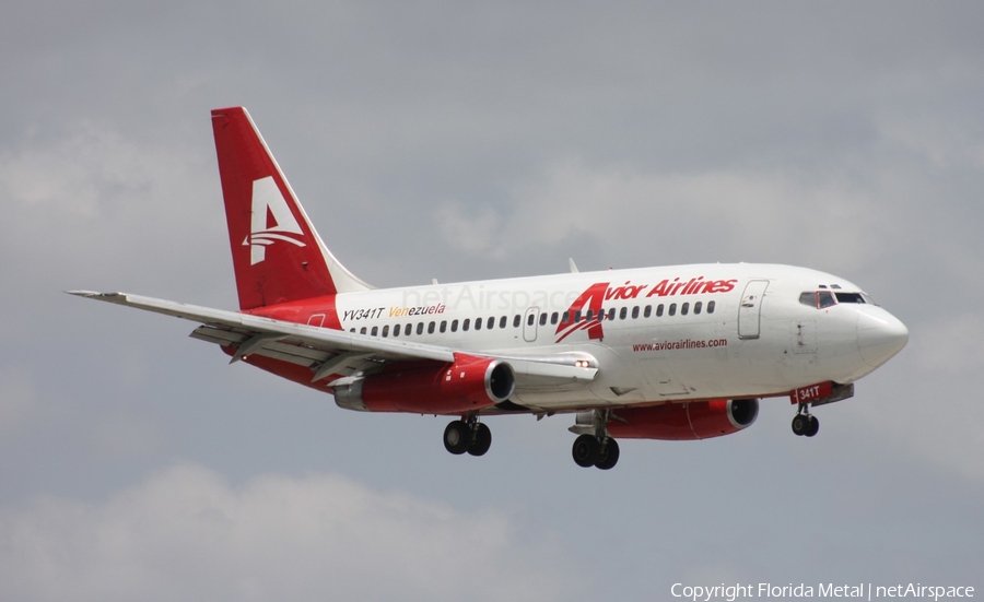 Avior Airlines Boeing 737-232Adv (YV341T) | Photo 307146