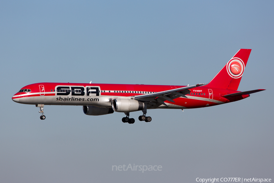 Santa Barbara Airlines Boeing 757-236 (YV450T) | Photo 37761