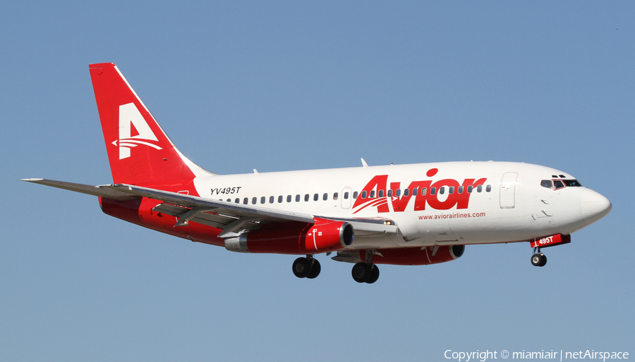 Avior Airlines Boeing 737-2Y5(Adv) (YV495T) | Photo 1317