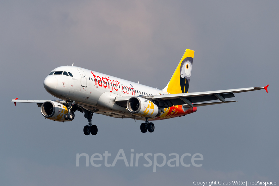 Fastjet Zimbabwe Airbus A319-131 (Z-FJE) | Photo 307169