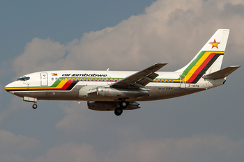 Air Zimbabwe Boeing 737-2N0(Adv) (Z-WPA) at  Johannesburg - O.R.Tambo International, South Africa