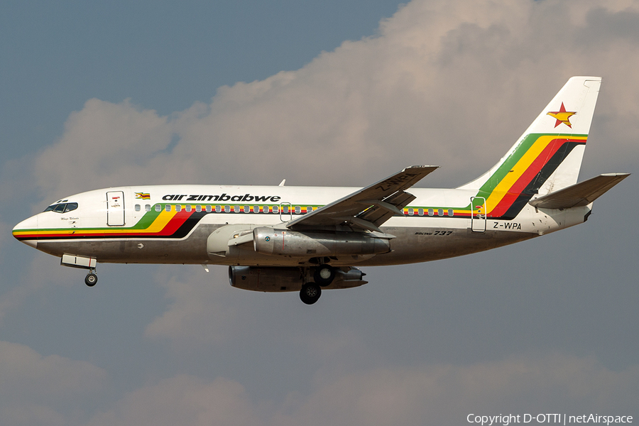 Air Zimbabwe Boeing 737-2N0(Adv) (Z-WPA) | Photo 205892