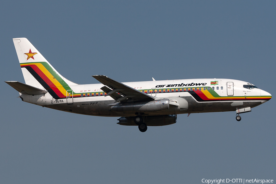 Air Zimbabwe Boeing 737-2N0(Adv) (Z-WPA) | Photo 246611