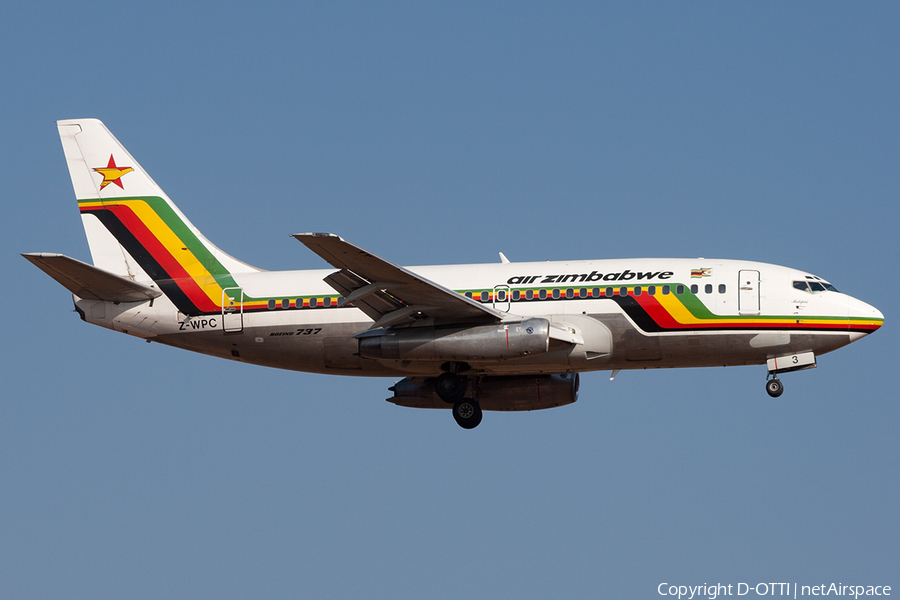Air Zimbabwe Boeing 737-2N0(Adv) (Z-WPC) | Photo 198184