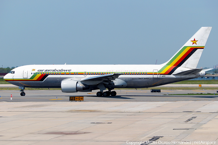 Air Zimbabwe Boeing 767-2N0(ER) (Z-WPE) | Photo 170250
