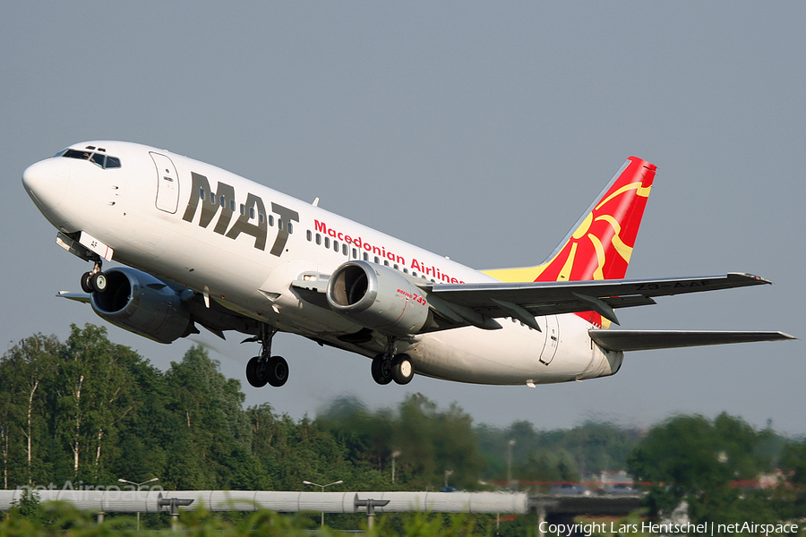 MAT - Macedonian Airlines Boeing 737-3B7 (Z3-AAF) | Photo 411639