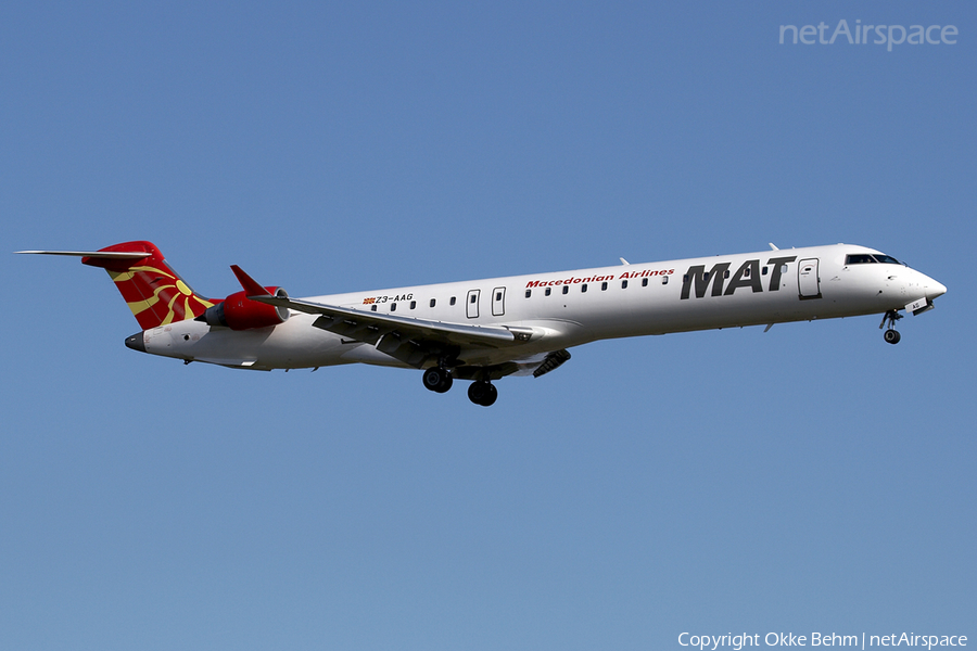 MAT - Macedonian Airlines Bombardier CRJ-900ER (Z3-AAG) | Photo 42106