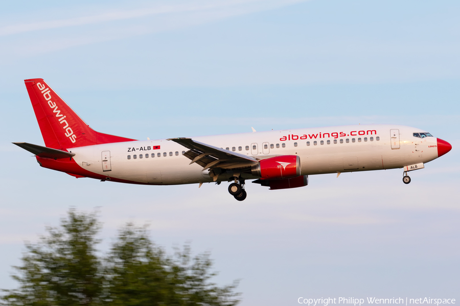 Albawings Boeing 737-46J (ZA-ALB) | Photo 394127