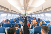 Albawings Boeing 737-4Q8 (ZA-ALC) at  In Flight, Italy