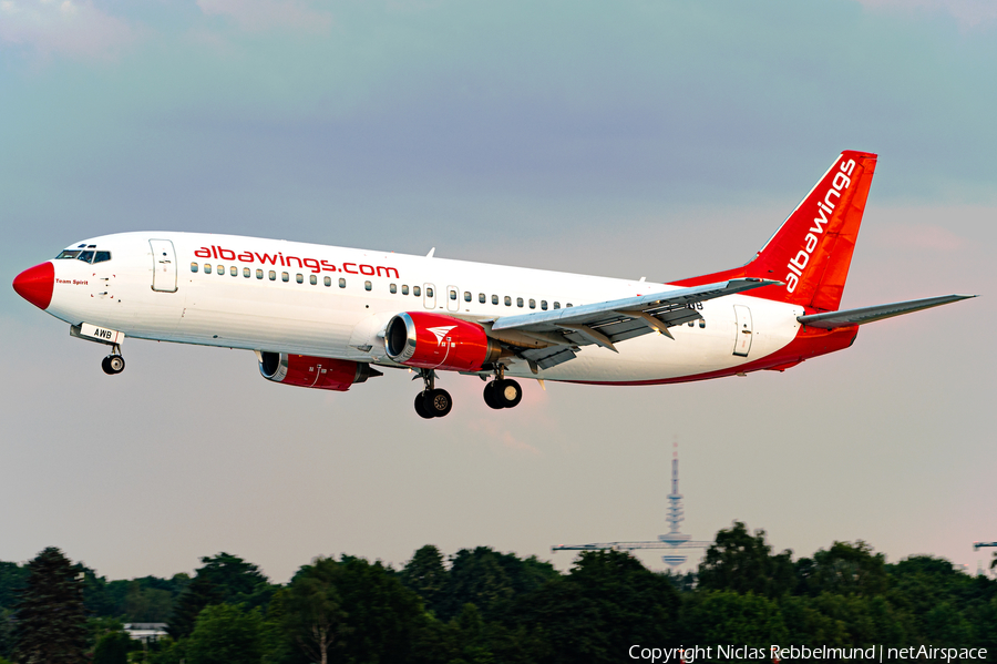 Albawings Boeing 737-408 (ZA-AWB) | Photo 392539