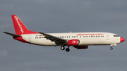 Albawings Boeing 737-408 (ZA-AWB) at  Hamburg - Fuhlsbuettel (Helmut Schmidt), Germany