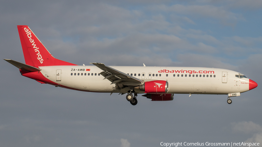 Albawings Boeing 737-408 (ZA-AWB) | Photo 393393